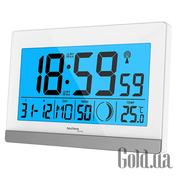 

Настольные часы Technoline, Настольные часы White/Silver DAS301199