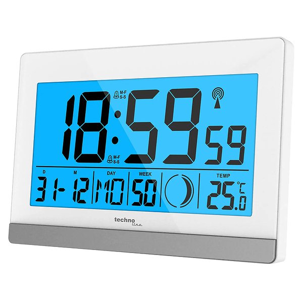 Technoline Настольные часы White/Silver DAS301199 DAS301199
