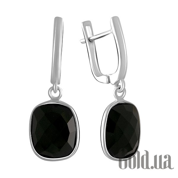 

Серьги с подвесками Fresh Jewelry, Серебряные серьги с ониксами