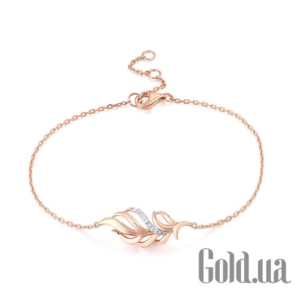 

Браслет Lurie Jewelry, Женский золотой браслет с бриллиантами, 19