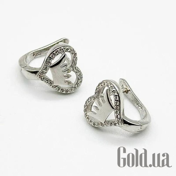 

Серьги Silvex925, Серебряные серьги с куб. циркониями
