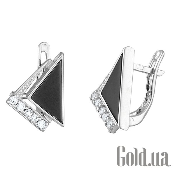 

Серьги Silvex925, Серебряные серьги с куб. циркониями