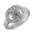 Guy Laroche Женское серебряное кольцо с куб.циркониями - фото 1