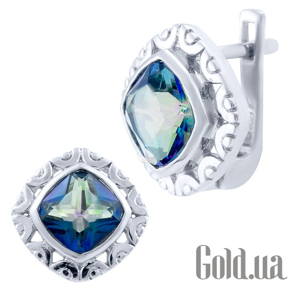 

Серьги Fresh Jewelry, Серебряные серьги с топазами