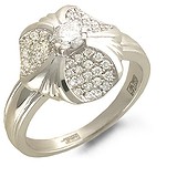 Женское золотое кольцо с бриллиантами, 1619312