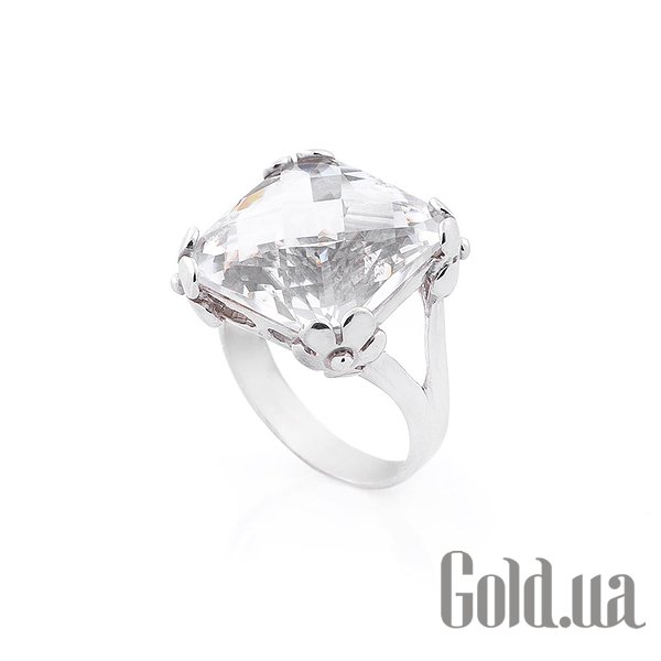 

Кольцо Украина, Серебряное кольцо с куб. цирконием, 18.5