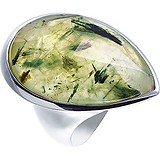 Женское серебряное кольцо с кварцем, 1676656