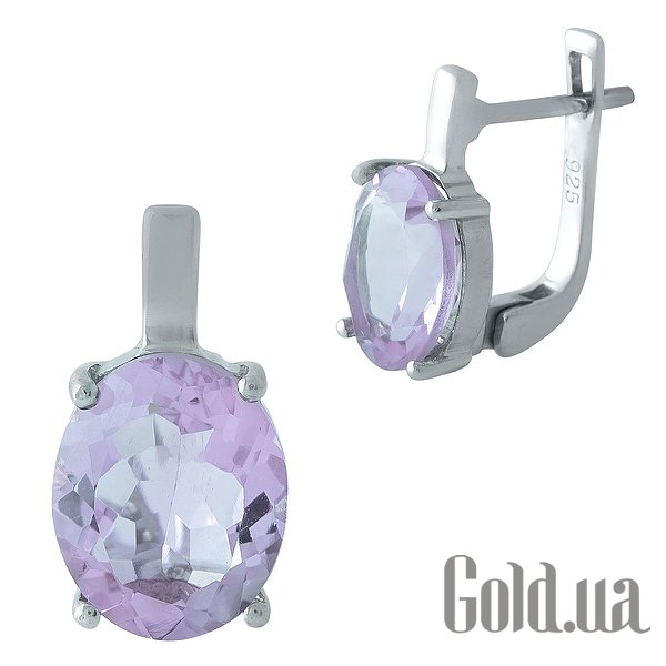 

Серьги Fresh Jewelry, Серебряные серьги с аметистами