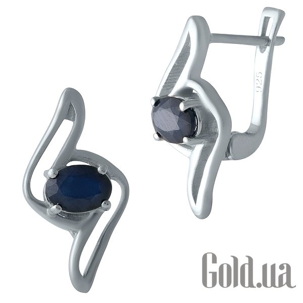 

Серьги Fresh Jewelry, Серебряные серьги с сапфирами