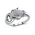 Женское серебряное кольцо с куб.циркониями и шпинелем - фото 1