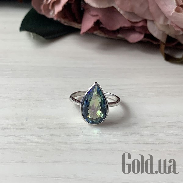 Каблучка Fresh Jewelry Жіноча срібна каблучка з топазом, 17