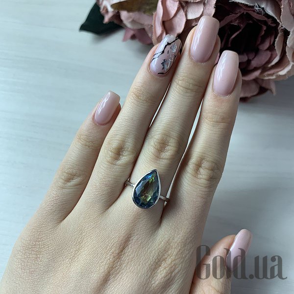 Каблучка Fresh Jewelry Жіноча срібна каблучка з топазом, 17