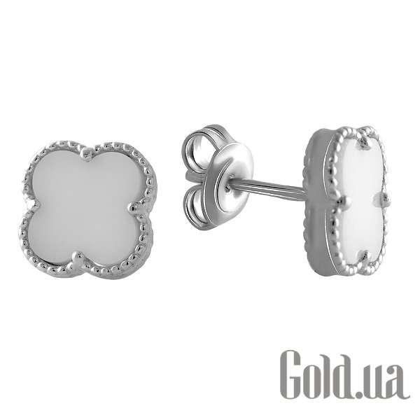 

Серьги-гвоздики Fresh Jewelry, Серебряные серьги с керамикой