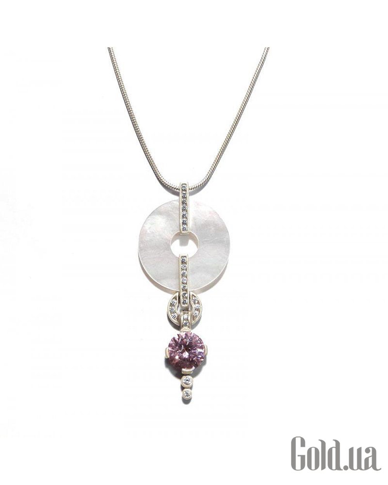 Thomas Sabo Серебряное колье с куб. циркониями и перламутром KE681-1-425