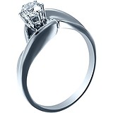 Золотое кольцо с бриллиантом, 1625713