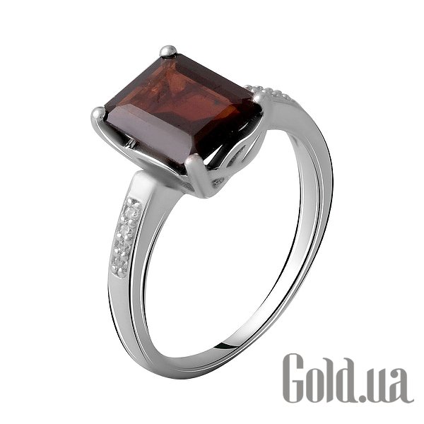 

Женские кольца Fresh Jewelry, Женское серебряное кольцо с куб. циркониями и гранатом, 17