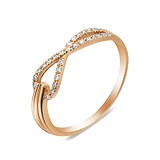 Женское золотое кольцо с бриллиантами, 1745265