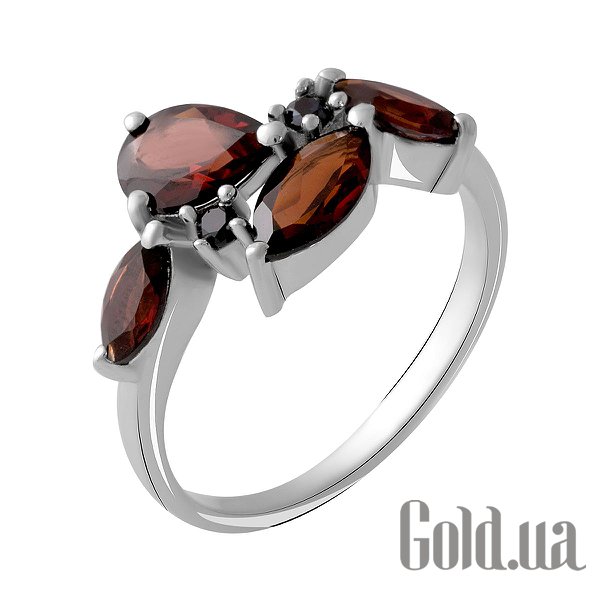 

Женские кольца Fresh Jewelry, Женское серебряное кольцо с гранатами, 18