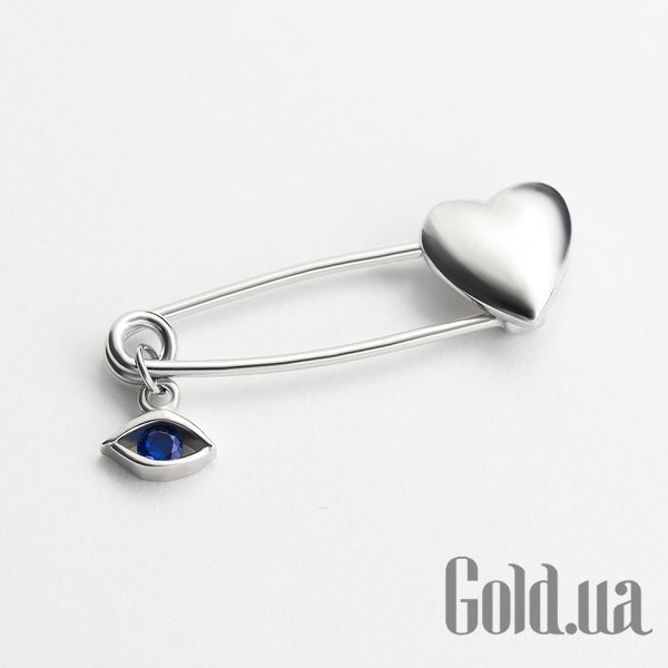 

Булавка/заколка Silvex925, Серебряная булавка с куб. цирконием