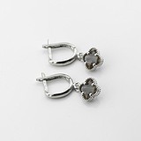 Серебряные серьги с султанитами