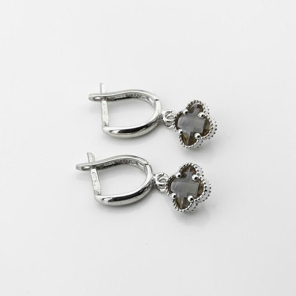 Серебряные серьги с султанитами