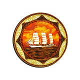 Luxury Amber Тарелка Корабль 21 см, 1530994