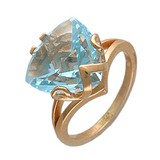 Женское золотое кольцо с топазом, 1620082