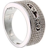 Женское серебряное кольцо с куб. циркониями, 1670002