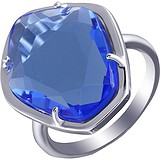 Женское серебряное кольцо с ювелирным стеклом, 1676402