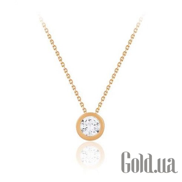 

Колье Украина, Золотое колье с Swarovski Zirconia, 40