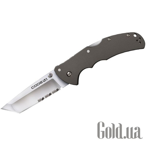 Купить Cold Steel Нож Code-4 Tanto Point Half Serr 1260.09.74