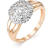 Женское золотое кольцо с бриллиантами, 1603187