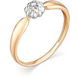 Женское золотое кольцо с бриллиантом, 1606771
