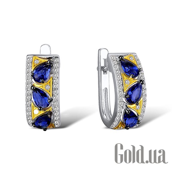 

Серьги Lurie Jewelry, Серебряные серьги с куб.циркониями