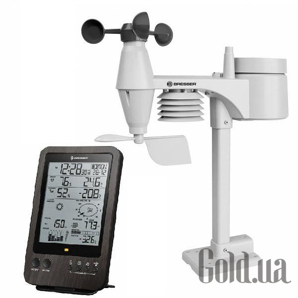 

Метеостанция Bresser, Метеостанция Weather Center 5-in-1 WTW Brown