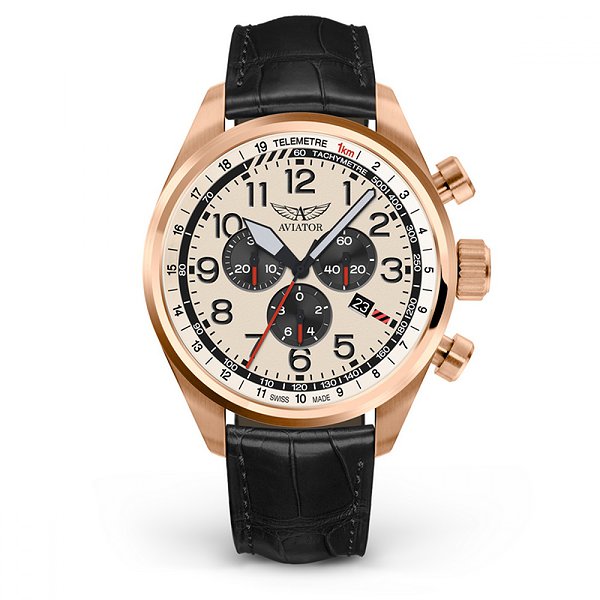 Aviator Чоловічий годинник Aircobra P45 Chrono V.2.25.2.173.4