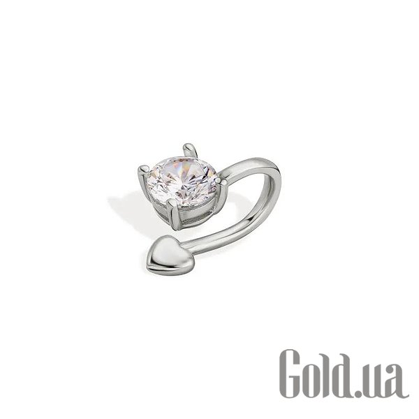 

Серьги-клипсы Silvex925, Серебряная одиночная каффа с куб. цирконием