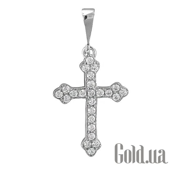 

Кулон-крестик Fashion Silver, Fashion Серебряный кулон с куб.циркониями