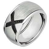 Золотое обручальное кольцо с бриллиантами, 1555060