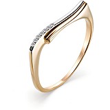 Женское золотое кольцо с бриллиантами, 1605748