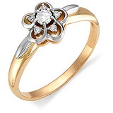 Женское золотое кольцо с бриллиантами, 1611892