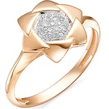 Женское золотое кольцо с бриллиантами, 1624180