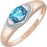 Женское золотое кольцо с топазом, 1655412