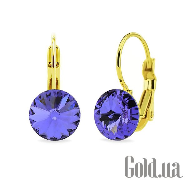 

Серьги Kobi, Желтый, Серьги с кристаллами Swarovski в позолоте
