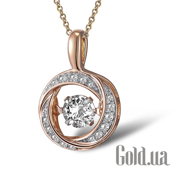 

Женские кулоны Lurie Jewelry, Серебряный кулон с куб. циркониями