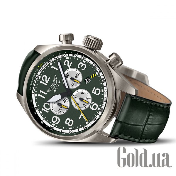 Швейцарський годинник Aviator Чоловічий годинник Aircobra P45 Chrono V.2.25.7.171.4