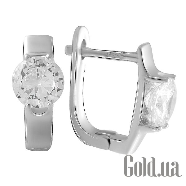 

Серьги Fresh Jewelry, Серебряные серьги с куб. циркониями