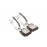 Золотые серьги с бриллиантами, 1795444