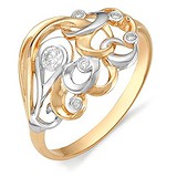 Женское золотое кольцо с бриллиантами, 1555061