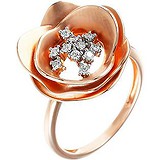 Женское золотое кольцо с бриллиантами, 1625717